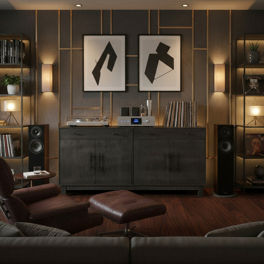 Sparrow Solid Wood 4 Door Sideboard - Gray