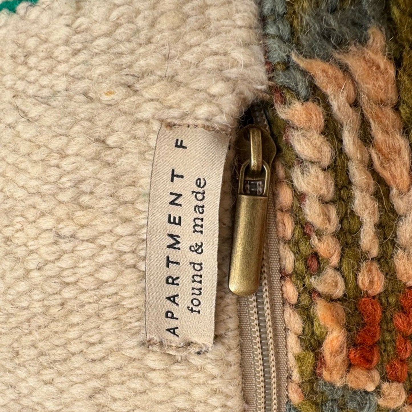 Eliza Vintage Green Taznakht Pouf