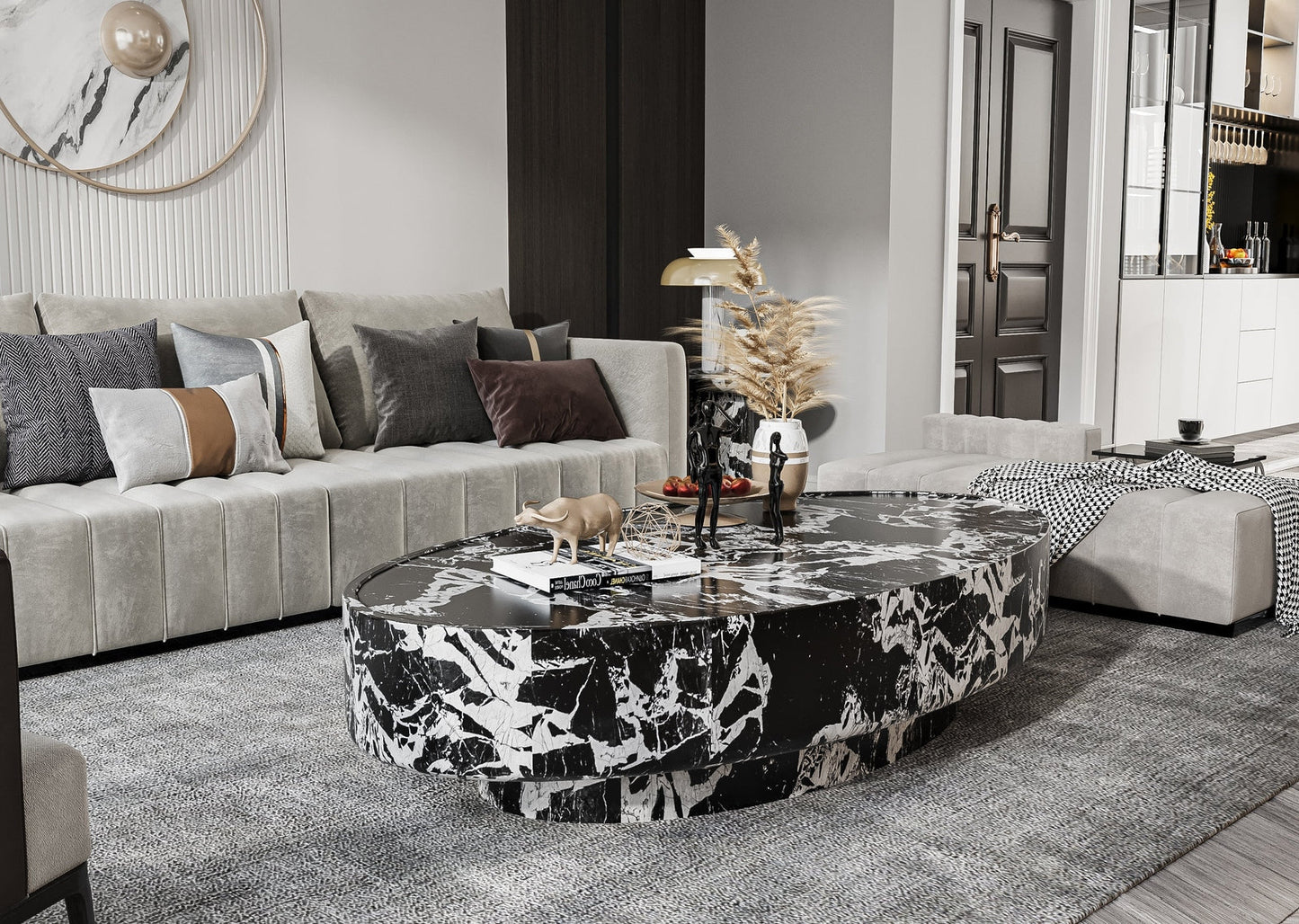 Romolo Oval Coffee Table