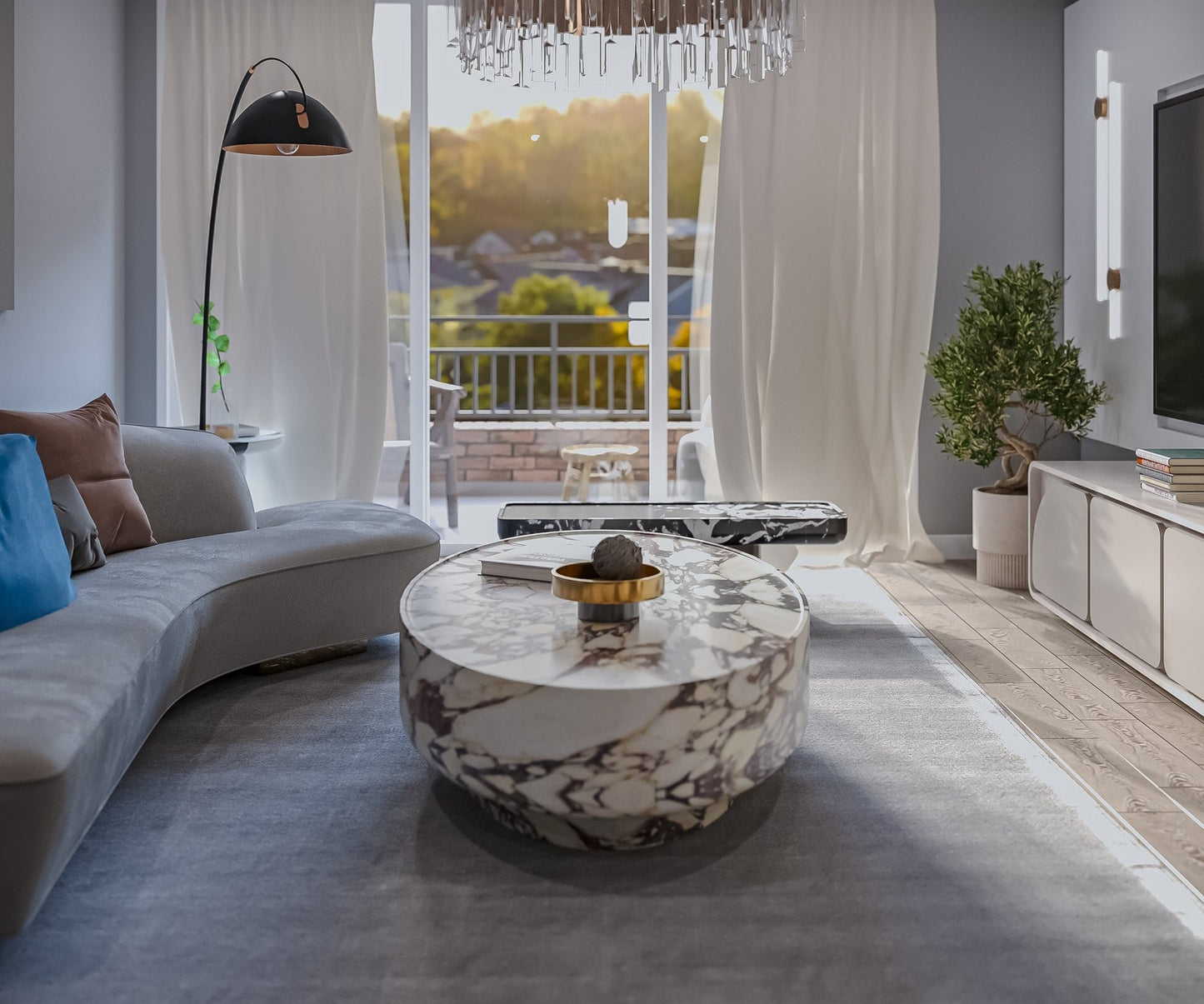 Romolo Oval Coffee Table