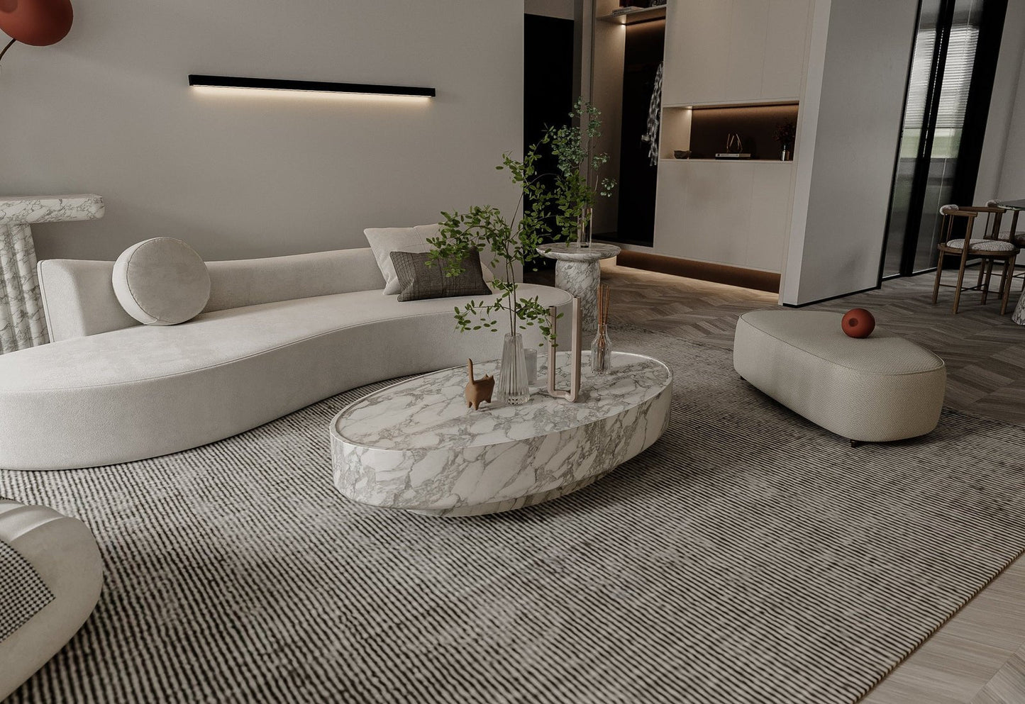 Romolo Oval Coffee Table