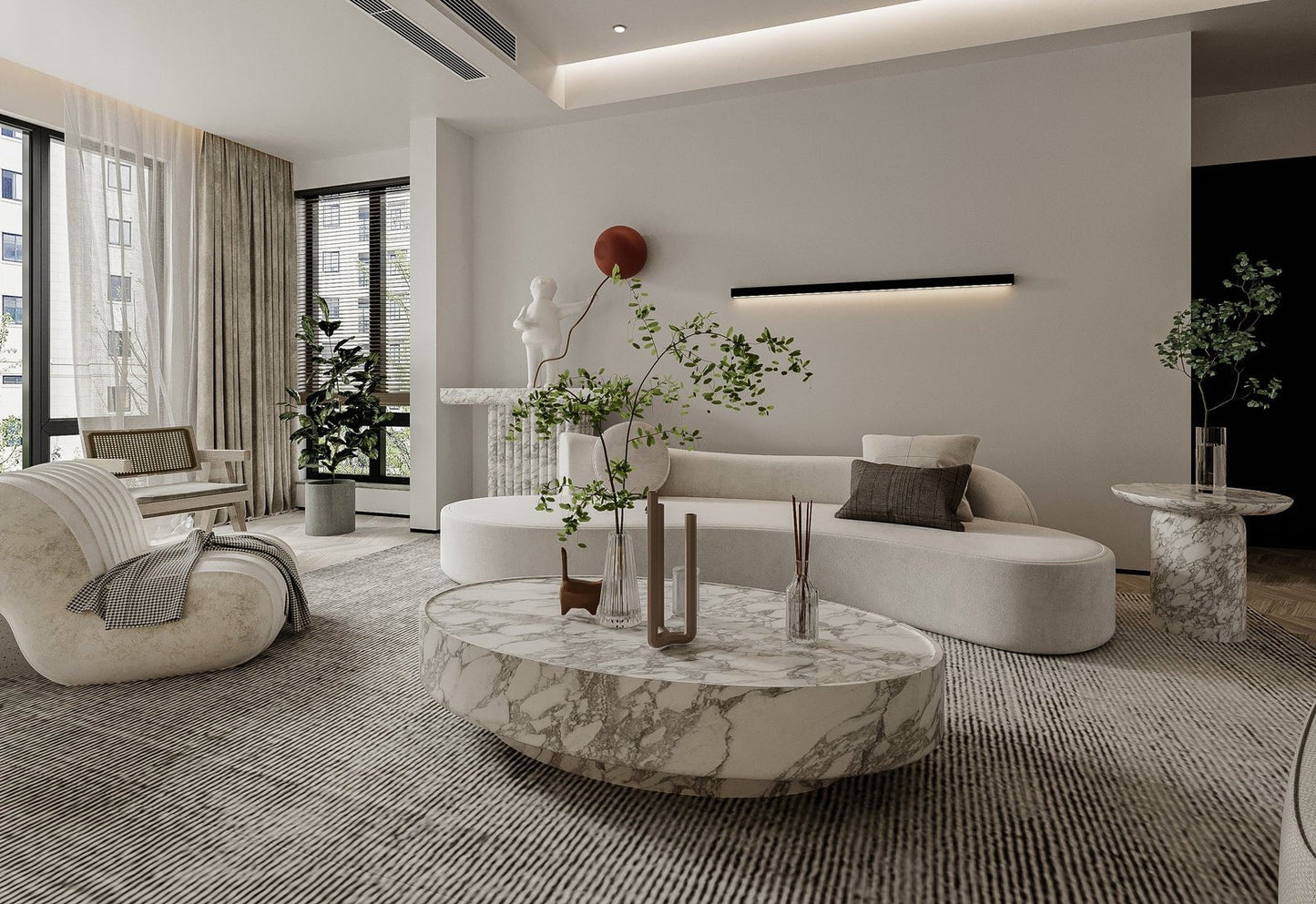 Romolo Oval Coffee Table