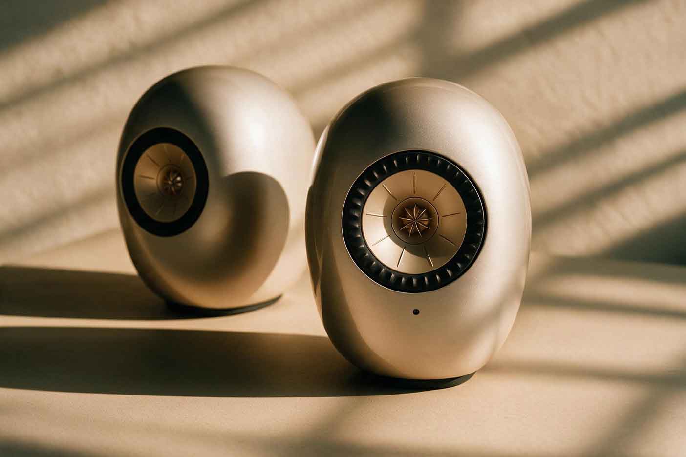 KEF's LS Luxe Lands at $3,999: a Ross Lovegrove Sculpture Wrapped Around a 12th-Gen Uni-Q, With a Velocity Sensor Inside