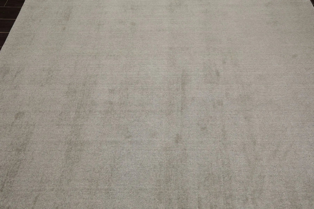 LoomBloom Multi Size Mossy Gray Hand Tufted Contemporary Textured Boho New Zealand Wool  Oriental Area Rug