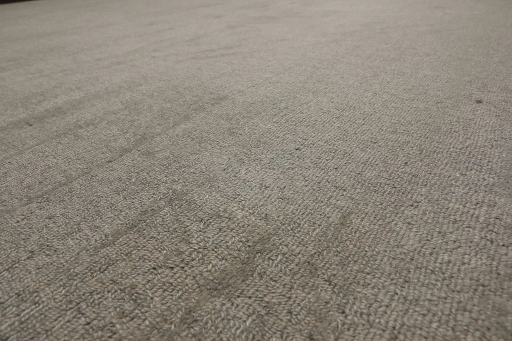 LoomBloom Multi Size Mossy Gray Hand Tufted Contemporary Textured Boho New Zealand Wool  Oriental Area Rug