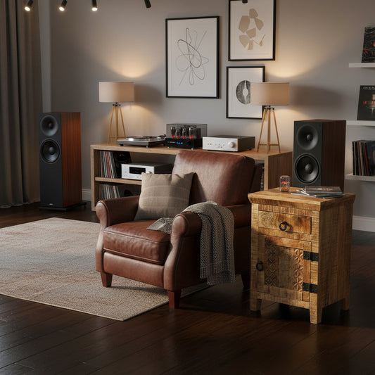 Artisan Mango Wood Side Cabinet