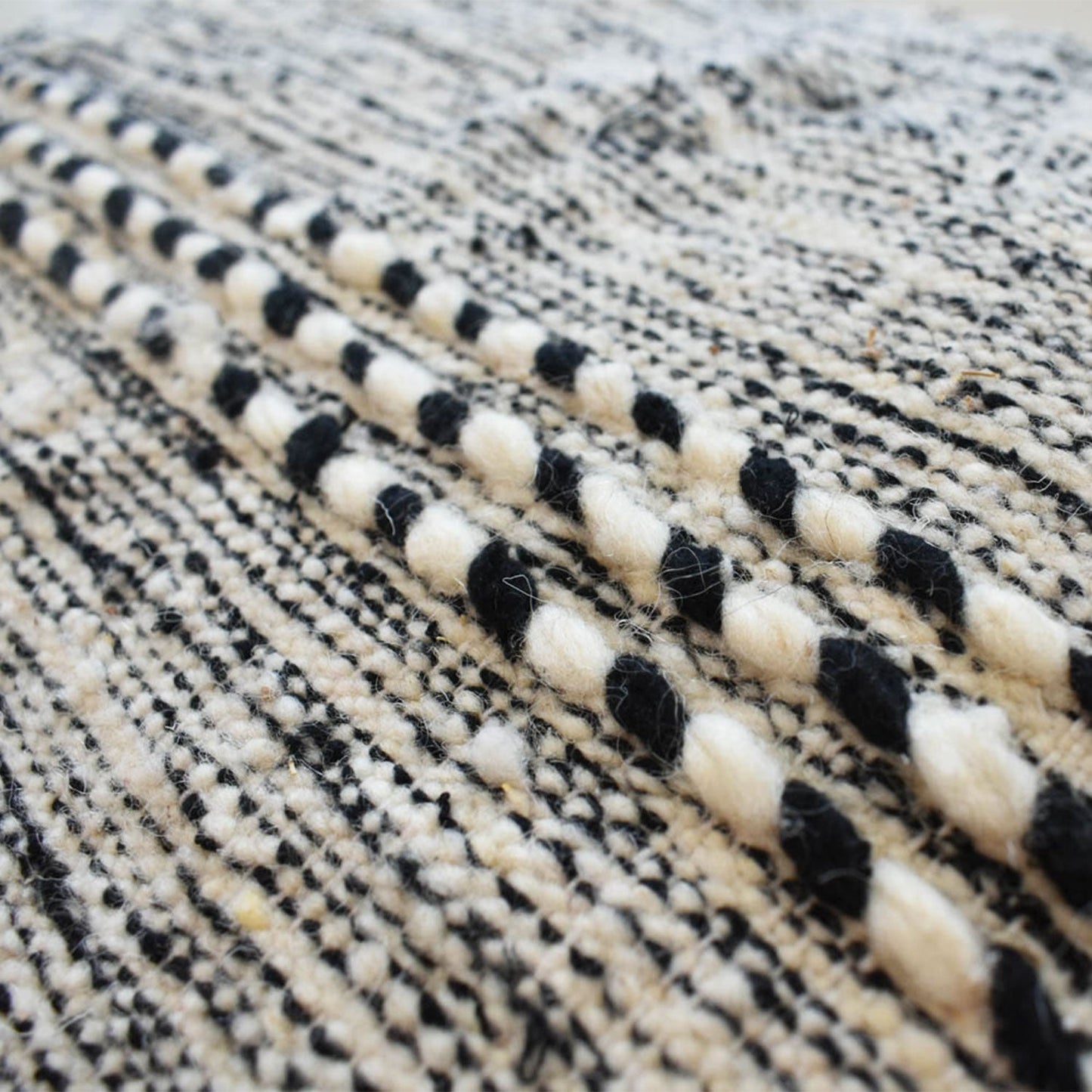 Handwoven Moroccan Zanafi Pouf