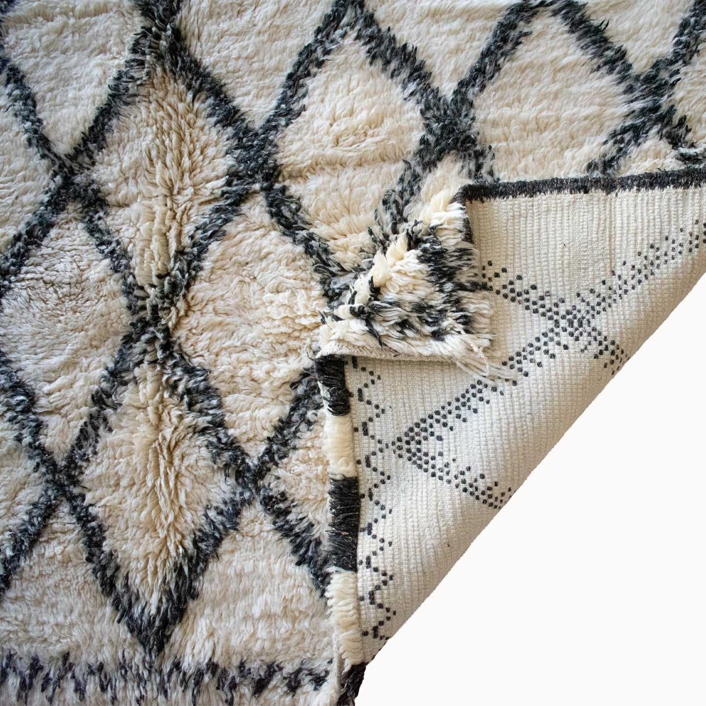 Elspeth Vintage Moroccan Beni Ourain Rug | 6' x 10'