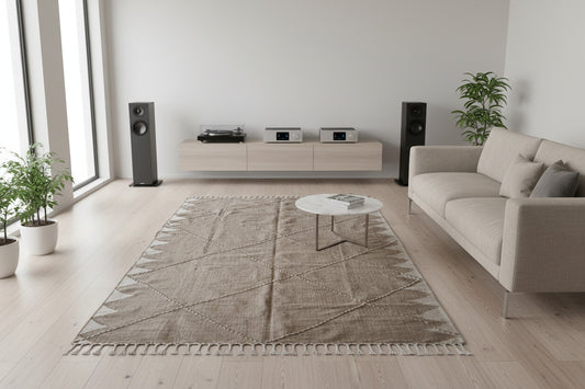 Textured quilt with diamond pattern on a white background