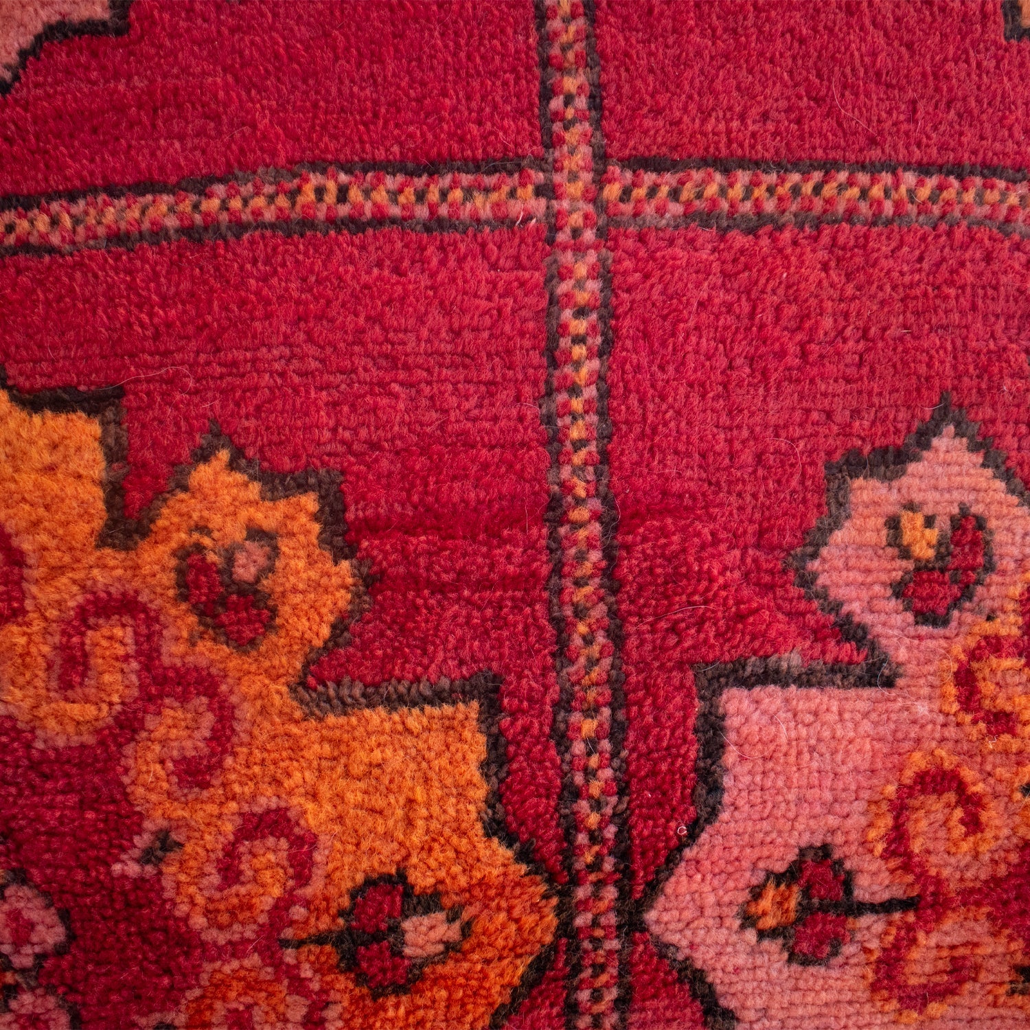 Handwoven Moroccan Rug Pouf