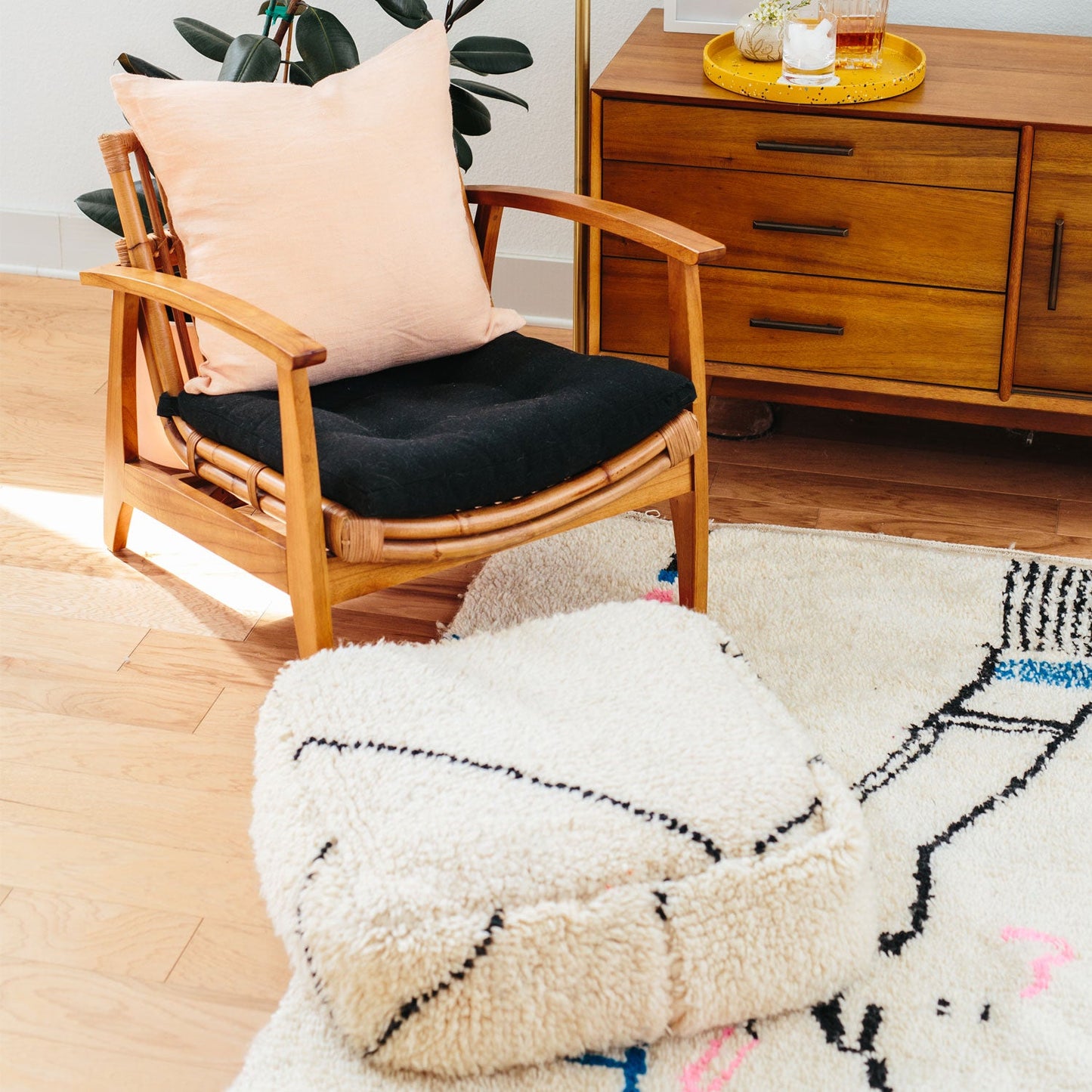 Beni Ourain Floor Pouf