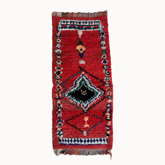 Leilani Vintage Moroccan Runner Rug | 3’8” x 8’6”