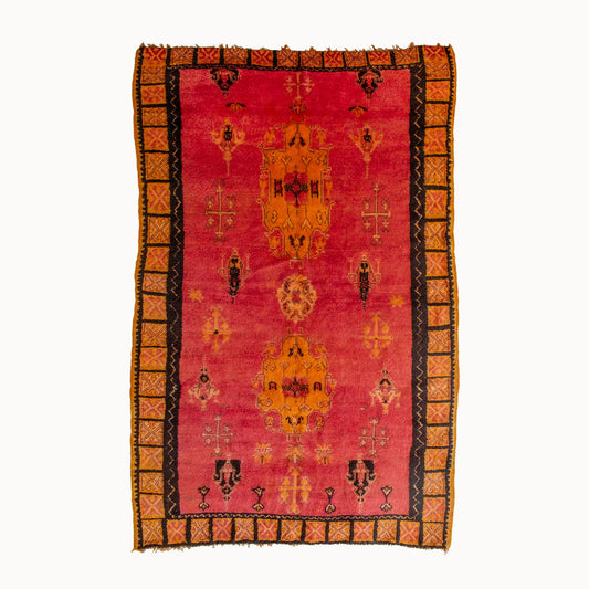 Jack Vintage Moroccan Taznakht Rug | 4'5" x 7'