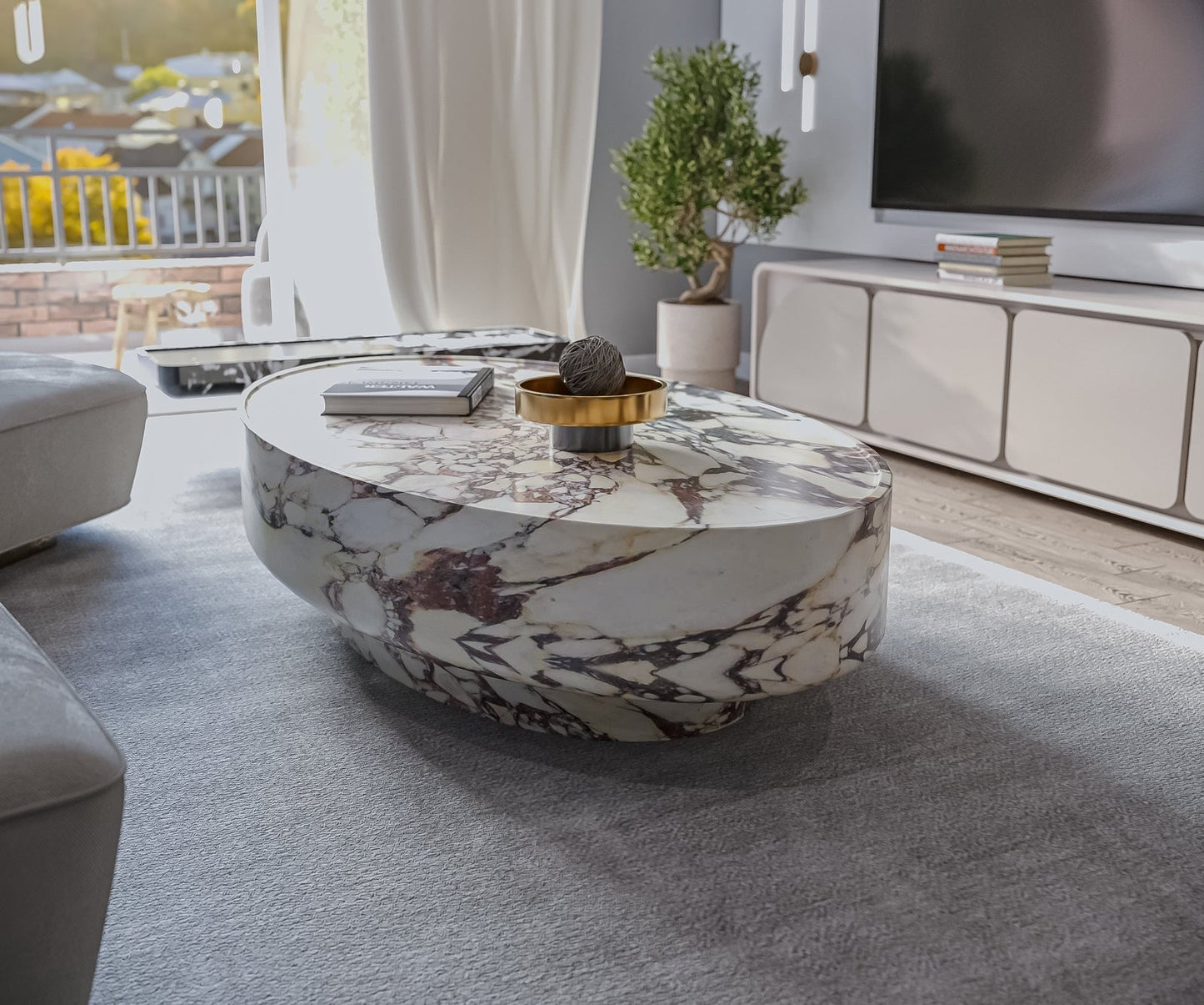 Romolo Oval Coffee Table